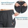 imagebaleaf Womens Joggers Running Pants Quick Dry Lightweight Workout with Zipper Pockets Drawstring Hiking Travel GymDarkgraypants