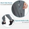 imagebaleaf Womens Joggers Running Pants Quick Dry Lightweight Workout with Zipper Pockets Drawstring Hiking Travel GymSlate Graypants