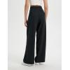 imagebaleaf Womens Track Pants Lightweight Athletic Travel Wide Leg Pants with Pockets 30 Work Lounge Loose Fit UPF50Black