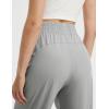 imagebaleaf Womens Track Pants Lightweight Athletic Travel Wide Leg Pants with Pockets 30 Work Lounge Loose Fit UPF50Gray