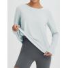 imagebaleaf Womens Running Sun Shirts Long Sleeve UPF 50 Workout Tops UV Athletic Split Back Quick Dry LightweightCool Gray