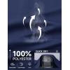 imagebaleaf Womens Running Sun Shirts Long Sleeve UPF 50 Workout Tops UV Athletic Split Back Quick Dry LightweightNavy Blue