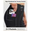 imagebaleaf Capri Pants for Women with Pockets High Waist Yoga Capris Pant Loose Straight Leg for Casual SummerBlack