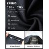 imagebaleaf Capri Pants for Women with Pockets High Waist Yoga Capris Pant Loose Straight Leg for Casual SummerDark Gray