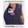 imagebaleaf Capri Pants for Women with Pockets High Waist Yoga Capris Pant Loose Straight Leg for Casual SummerNavy Blue