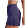 imagebaleaf Womens Athletic Running Shorts 3 High Waisted Quick Dry Lightweight Ruffled Workout Gym Shorts with LinerNavy Blue
