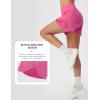 imagebaleaf Womens Athletic Running Shorts 3 High Waisted Quick Dry Lightweight Ruffled Workout Gym Shorts with LinerPink