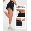 imagebaleaf Womens High Waisted Athletic Running Shorts 3 Quick Dry Workout Gym Sports Flowy Shorts with Liner LightweightBlack
