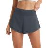 imagebaleaf Womens High Waisted Athletic Running Shorts 3 Quick Dry Workout Gym Sports Flowy Shorts with Liner LightweightDark Gray