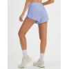 imagebaleaf Womens High Waisted Athletic Running Shorts 3 Quick Dry Workout Gym Sports Flowy Shorts with Liner LightweightLight Blue