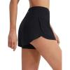 imagebaleaf Womens High Waisted Athletic Running Shorts 3 Quick Dry Workout Gym Sports Flowy Shorts with Liner LightweightBlack