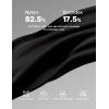 imagebaleaf Biker Shorts for Women High Waist Tummy Control with Pockets Yoga Workout Gym Bike Shorts No Front SeamBlackWhite
