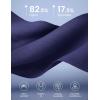 imagebaleaf Crossover Biker Shorts Women 6 High Waisted Yoga Shorts with Pockets Bike Workout Spandex CompressionNavy Blue