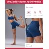 imagebaleaf Freeleaf Broadway Womens Biker Shorts with Pockets Dance Yoga Workout Gym Running 5 High Waist Short PantsNavy Blue