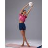 imagebaleaf Freeleaf Broadway Womens Biker Shorts with Pockets Dance Yoga Workout Gym Running 5 High Waist Short PantsNavy Blue