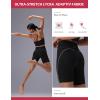 imagebaleaf Freeleaf Broadway Womens Biker Shorts with Pockets Dance Yoga Workout Gym Running 8 High Waist Short PantsBlack