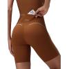 imagebaleaf Freeleaf Broadway Womens Biker Shorts with Pockets Dance Yoga Workout Gym Running 8 High Waist Short PantsBrown
