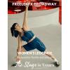 imagebaleaf Freeleaf Broadway Womens Biker Shorts with Pockets Dance Yoga Workout Gym Running 8 High Waist Short PantsNavy Blue
