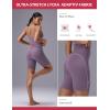 imagebaleaf Freeleaf Broadway Womens Biker Shorts with Pockets Dance Yoga Workout Gym Running 8 High Waist Short PantsPurple