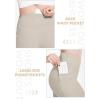 imagebaleaf Womens 10 Long Bermuda Shorts Above Knee Length with 3 Pockets Walking Athletic Workout High Rise Yoga RunningLight Khaki