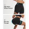 imagebaleaf Womens 5 Biker Shorts High Waisted Workout Spandex Short Tummy Control Gym Yoga Athletic with PocketBlack