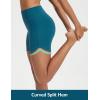 imagebaleaf Womens 5 Biker Shorts High Waisted Workout Spandex Short Tummy Control Gym Yoga Athletic with PocketBlue