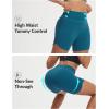 imagebaleaf Womens 5 Biker Shorts High Waisted Workout Spandex Short Tummy Control Gym Yoga Athletic with PocketBlue