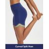 imagebaleaf Womens 5 Biker Shorts High Waisted Workout Spandex Short Tummy Control Gym Yoga Athletic with PocketNavy Blue