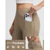 imagebaleaf Womens 7 Ultral Soft Bermuda Shorts High Waisted Casual Short Pockets Athletic Yoga Lounge WalkingHeather Khaki
