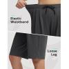 imagebaleaf Womens Bermuda Lounge Long Shorts Knee Length with Pockets High Waisted Casual Athletic Yoga ShortsHeather Black