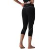 imagebaleaf Freeleaf Broadway High Waist Capris Leggings with Pockets Dance Yoga Workout Running Casual Summer Pants for WomenBlack