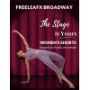 imagebaleaf Freeleaf Broadway High Waist Capris Leggings with Pockets Dance Yoga Workout Running Casual Summer Pants for WomenPurple