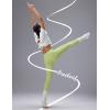 imagebaleaf Freeleaf Broadway High Waisted Legging for Women 25 Dance Yoga Workout Leggings with Pockets Soft Athletic PantsLight Green