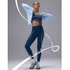 imagebaleaf Freeleaf Broadway High Waisted Legging for Women 25 Dance Yoga Workout Leggings with Pockets Soft Athletic PantsNavy Blue