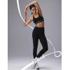 imagebaleaf Freeleaf Broadway High Waisted Leggings with Pockets 25 Dance Yoga Workout Legging for Women Soft Athletic PantsBlack
