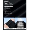 imagebaleaf Womens Barrel Pants with Zipper Pockets Drawstring Athletic Pants Elastic Waisted Casual Lounge Work TravelBlack