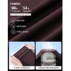 imagebaleaf Womens Barrel Pants with Zipper Pockets Drawstring Athletic Pants Elastic Waisted Casual Lounge Work TravelDark Brown