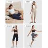 imagebaleaf Womens Bermuda Long Shorts 14 Knee Length Capris with Zipper Pockets Athletic Walking Athletic Casual SummerKhaki