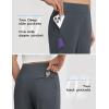imagebaleaf Womens Dressy Capri Pants Stretch with 5 Pockets Golf Capris Work Travel Business Casual UPF 50Dark Gray