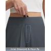 imagebaleaf Womens Dressy Capri Pants Stretch with 5 Pockets Golf Capris Work Travel Business Casual UPF 50Dark Gray