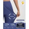 imagebaleaf Womens Dressy Capri Pants Stretch with 5 Pockets Golf Capris Work Travel Business Casual UPF 50Navy Blue
