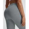 imagebaleaf Womens High Waisted Capri Leggings with Pockets Yoga Capris Pants Tummy Control Workout CasualDark Gray