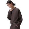 imagebaleaf Womens SweatshirtsDark Brown