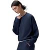 imagebaleaf Womens SweatshirtsNavy Blue