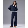 imagebaleaf Womens SweatshirtsNavy Blue