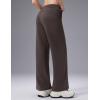 imagebaleaf Womens Wide Leg PantsDark Brown