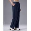 imagebaleaf Womens Wide Leg PantsNavy Blue