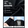 imagebaleaf Womens Wide Leg Yoga Pants 28 Dress Work Pants with Pockets Stretch High Waist Casual PantsBlack