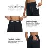 imagebaleaf Womens Wide Leg Yoga Pants 28 Dress Work Pants with Pockets Stretch High Waist Casual PantsBlack