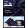 imagebaleaf Womens Wide Leg Yoga Pants 28 Dress Work Pants with Pockets Stretch High Waist Casual PantsNavy Blue